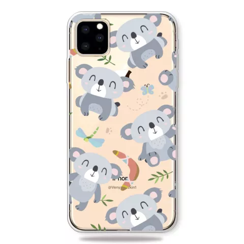Lief Flexibel Koala Hoesje iPhone 11 Pro TPU case - Doorzichtig
