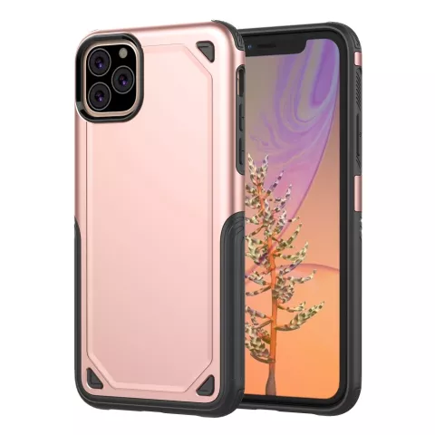 ProArmor protection hoesje bescherming iPhone 11 Pro Max case - Rose gold - roze