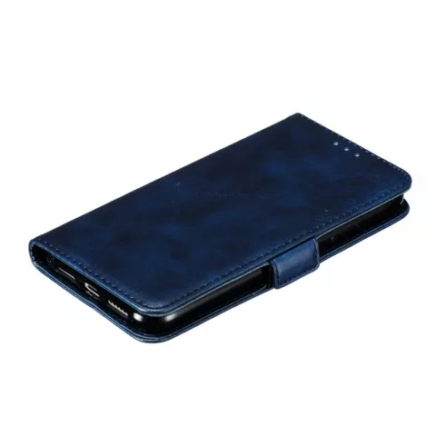 Leren Wallet Bookcase hoesje portemonnee iPhone 11 - Blauw