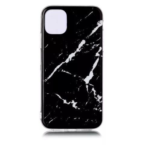 Marmer Patroon Natuursteen Zwart Hoesje Case iPhone 11 Pro