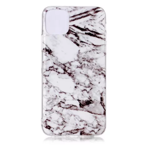 Marmer Patroon Natuursteen Wit Hoesje Case iPhone 11 Pro Max