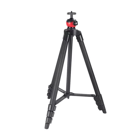 Zomei T60 draagbare tripod draaibaar statief aluminium camera - Zwart Rood