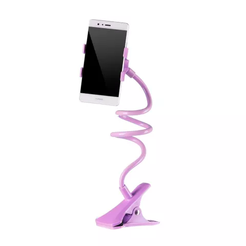 Universele Houder voor Smartphone met Clip en klem - Paars