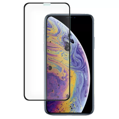 Tempered Glass Glassprotector iPhone 11 Pro volledig scherm - Zwart Bescherming