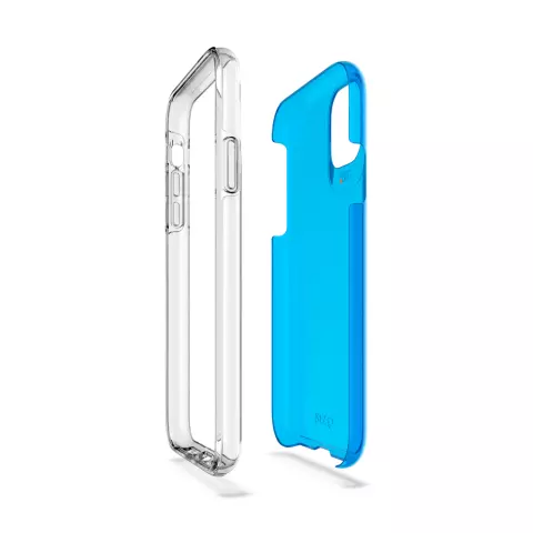 Gear4 Crystal Palace Neon Case Shockproof Hoesje iPhone 11 - Blauw