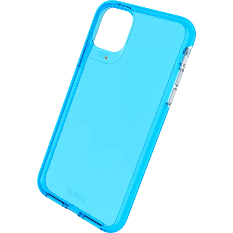 Gear4 Crystal Palace Neon Case Shockproof Hoesje iPhone 11 Pro Max - Blauw