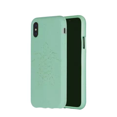 Pela Eco Milieuvriendelijk Case Biologisch Afbreekbaar Beschermend Hoesje iPhone 11 Pro - Schildpad Turquoise