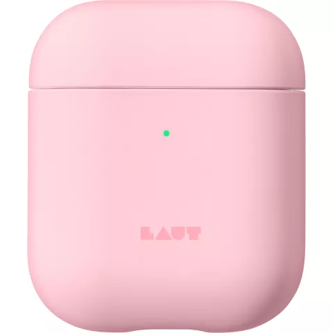 Laut Huex pastel hoes bescherming case geschikt voor AirPods - Lichtroze