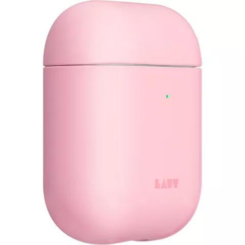 Laut Huex pastel hoes bescherming case geschikt voor AirPods - Lichtroze