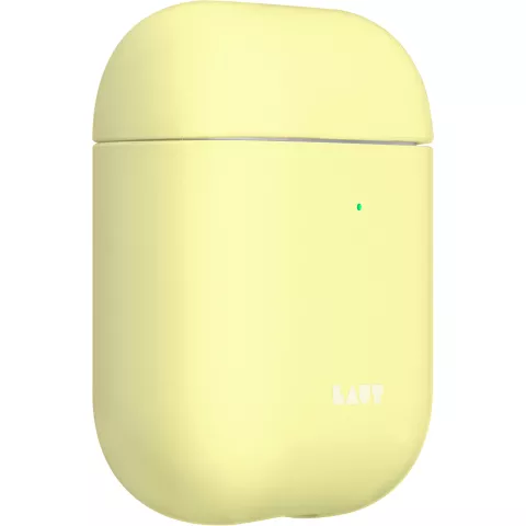 Laut Huex pastel hoes bescherming case Airpods - Lichtgeel