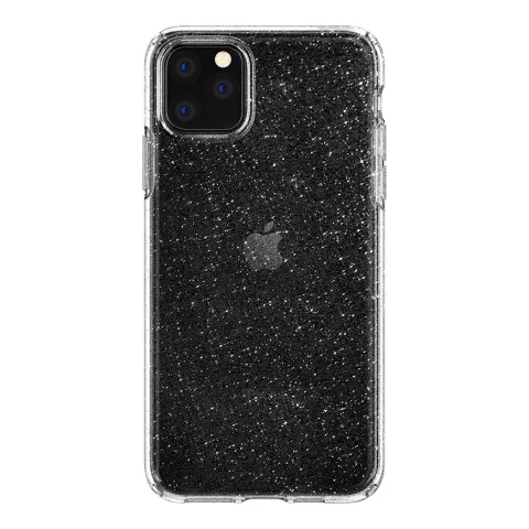 Spigen Liquid Crystal case beschermhoes dun TPU iPhone 11 Pro Max - Transparant Glitter