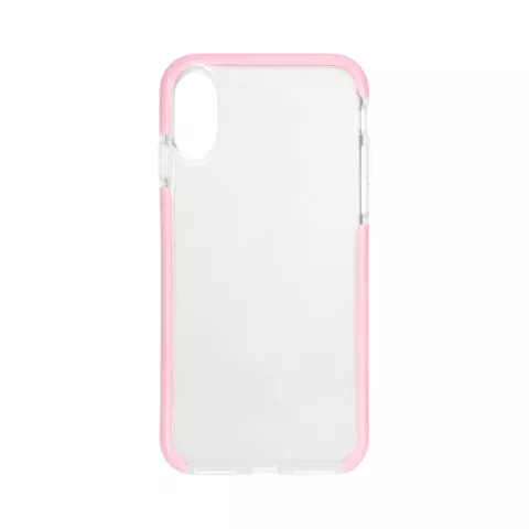 Xqisit Mitico bumper TPU case iPhone X XS - Transparant Roze