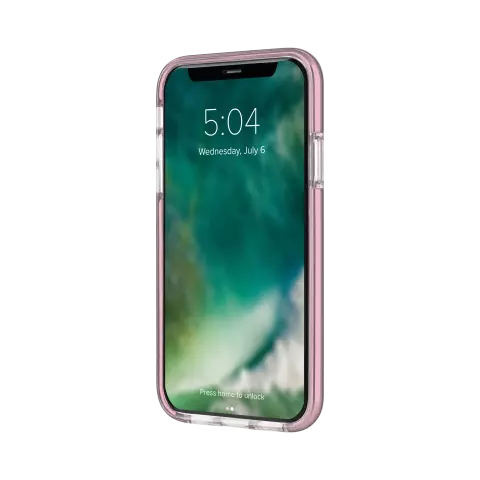 Xqisit Mitico bumper TPU case iPhone X XS - Transparant Roze