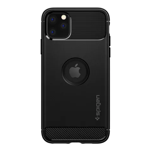 Spigen Armor case beschermhoesje schokbestendig iPhone 11 Pro Max - Zwart