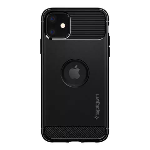Spigen Armor case beschermhoesje schokbestendig geschikt voor iPhone 11 - Zwart