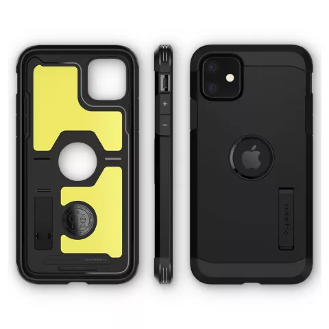 Spigen Tough Armor case bescherming iPhone 11 hoesje - zwart