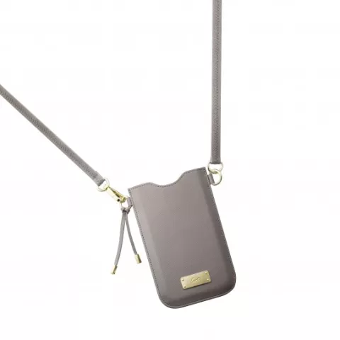 Laut pouch sleeve ketting hoesje tas universeel smartphone - Grijs