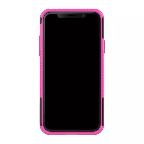 Shockproof hoesje bescherming hoesje iPhone X XS case - Roze goud