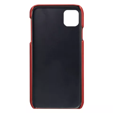 Duo Cardslot Wallet Portemonnee iPhone 11 Pro Max hoesje - Rood Bescherming