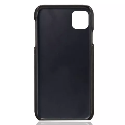 Duo Cardslot Wallet Portemonnee iPhone 11 Pro hoesje - Zwart Bescherming