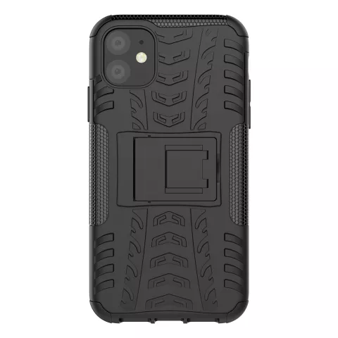 Shockproof bescherming hoesje iPhone 11 case - Zwart