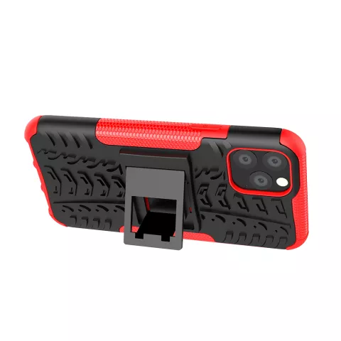 Shockproof bescherming hoesje geschikt voor iPhone 11 Pro case - Rood