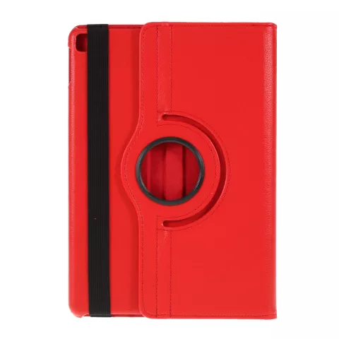 Litchi Textuur Lederen iPad 10.2 inch case met cover - Rood Bescherming Standaard
