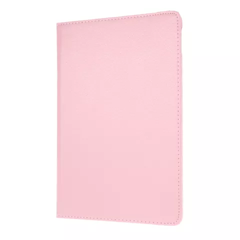 Litchi Textuur Lederen iPad 10.2 inch case met cover - Roze Bescherming Standaard