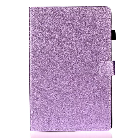 Shiny Flash Glitter Case Hoes van PU Leer voor iPad 10.2 inch - Paars