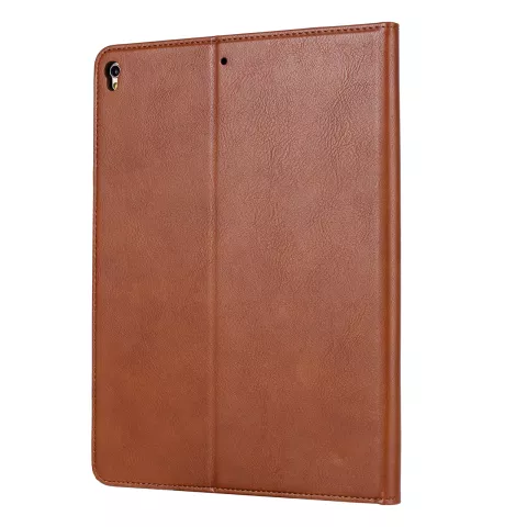 Wallet Portemonnee Hoes Case met Penhouder Kunstleer voor iPad 10.2 inch - Bruin