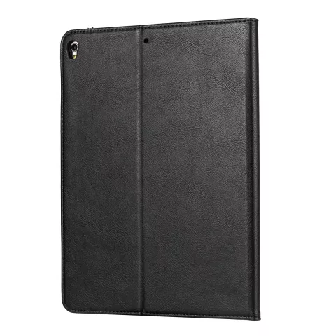 Wallet Portemonnee Hoes Case met Penhouder Kunstleer voor iPad 10.2 inch - Zwart