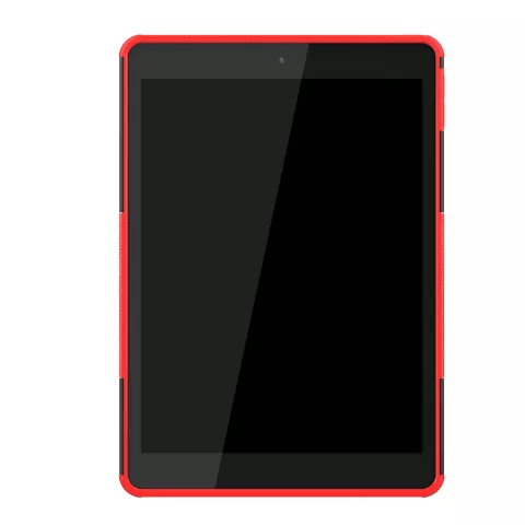 Bandprofiel hoes grip kickstand TPU kunststof iPad 10.2 inch - Rood