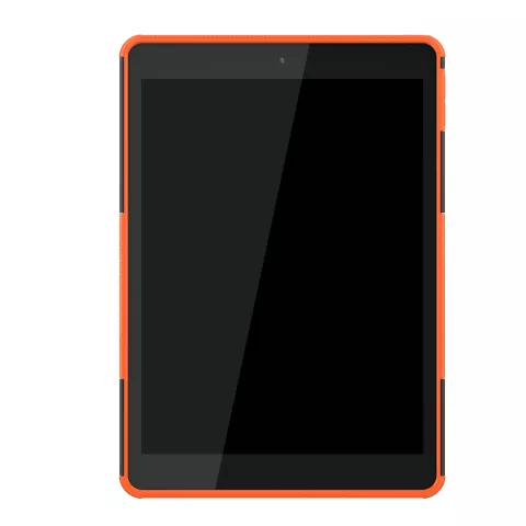 Bandprofiel hoes grip kickstand TPU kunststof iPad 10.2 inch - Oranje