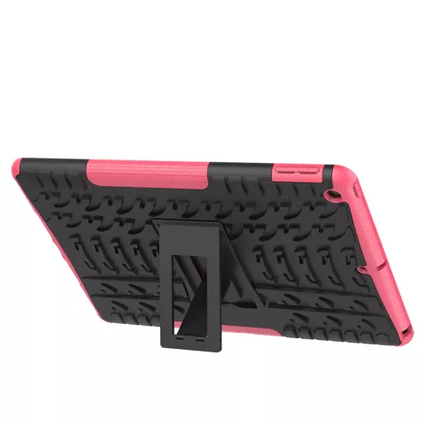 Bandprofiel hoes grip kickstand TPU kunststof iPad 10.2 inch - Roze