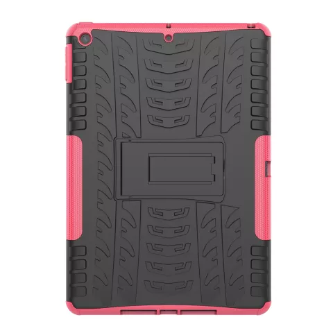 Bandprofiel hoes grip kickstand TPU kunststof iPad 10.2 inch - Roze