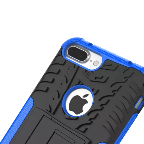 Shockproof bescherming hoesje iPhone 7 Plus 8 Plus case - Blauw