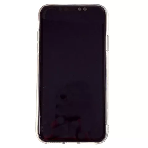 Perziken iPhone 11 Pro TPU hoesje - Transparant Roze Flexibel