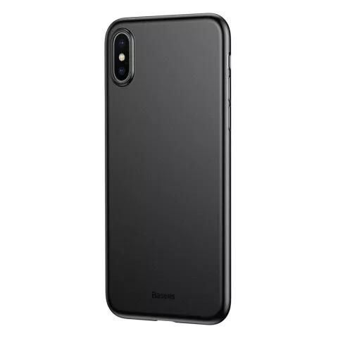 Baseus Wing iPhone X XS case Ultra dun Lichtgewicht - Zwart