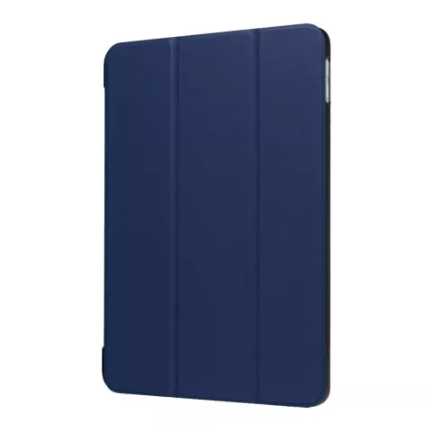 Just in Case Tri-fold hoes met slaap en waakfunctie iPad 9.7 2017 2018 - Donker blauw