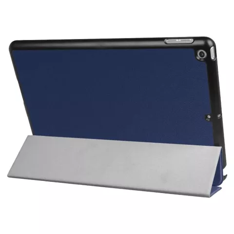 Just in Case Tri-fold hoes met slaap en waakfunctie geschikt voor iPad 9.7 2017 2018 - Donker blauw