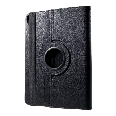 Just in Case Lederen 360 graden Draaibare Cover geschikt voor iPad Pro 11 inch 2018 Hoes Case - Zwart Bescherming