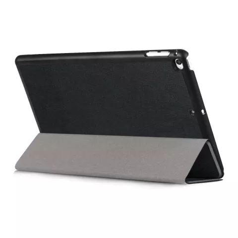 Just in Case Lederen iPad Mini 5 2019 Smart Tri-Fold Case Hoes - Zwart Bescherming