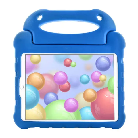 Just in Case EVA iPad 10.2 inch Hoes Case - Blauw Schokabsorberend Kindvriendelijk