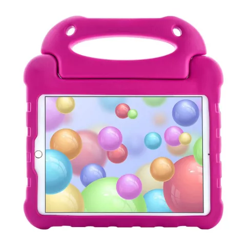 Just in Case EVA iPad 10.2 inch Hoes Case - Roze Schokabsorberend Kindvriendelijk