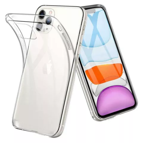 Just in Case Flexibel beschermend hoesje iPhone 11 TPU clear case - Doorzichtig