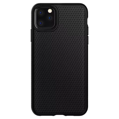 Spigen Liquid Air TPU iPhone 11 Pro Max Case - Zwart Driehoek