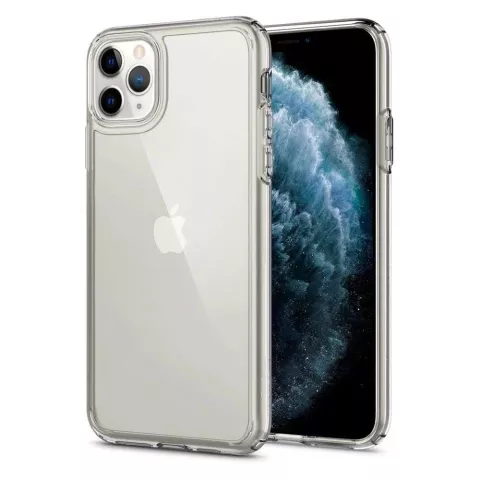 Spigen Ultra Hybrid TPU Polycarbonaat geschikt voor iPhone 11 Pro Max Case - Transparant Doorzichtig