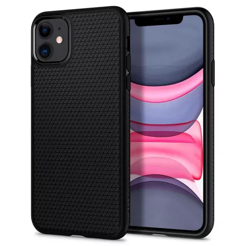 Spigen Liquid Air TPU iPhone 11 Case - Zwart