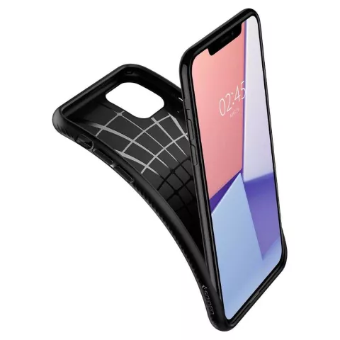 Spigen Liquid Air TPU iPhone 11 Case - Zwart