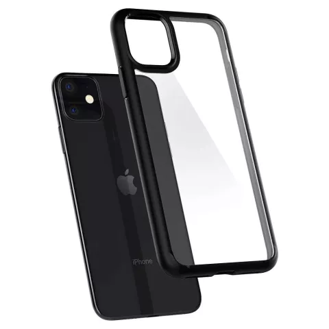 Spigen Ultra Hybrid TPU Polycarbonaat geschikt voor iPhone 11 Case - Zwart